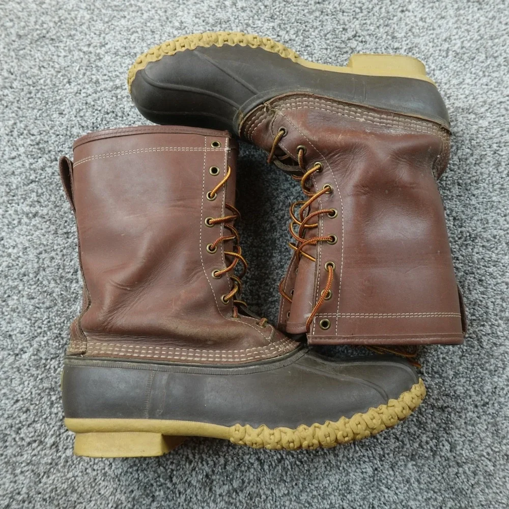 LL Bean Boots Mens 12 M Gore Tex Thinsulate Waterproof Duck Hunting Shoes USA